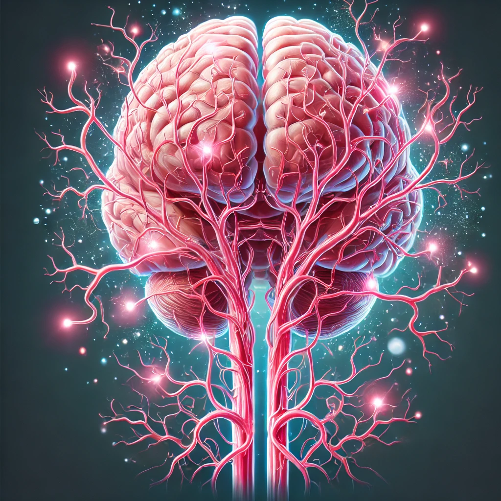 Lymphatic Vessels And Neurological Health Diagram of lymphatic vessels connected to brain and neurological health