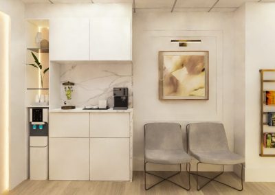 Treatment room at our massage clinic in The Woodlands