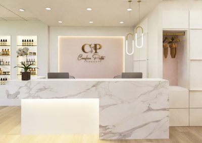 Welcoming interior at our clinic location in The Woodlands