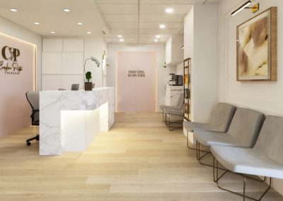 Reception and office area at our clinic in The Woodlands